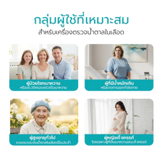 aicare เครื่องวัดระดับน้ำตาลในเลือด รุ่น W33 ใช้เทคโนโลยี GOD ให้ผลวัดแม่นยำ รับประกัน 6ปี