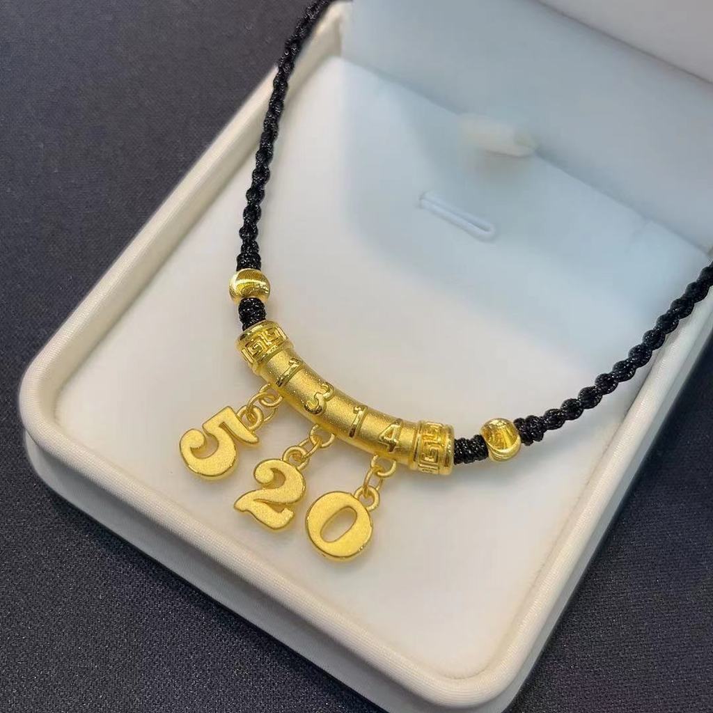 2024 สไตล์ใหม่หรูหรา Niche Design Retro Elbow เชือกถักสร้อยคอฝรั่งเศสมูลค่าสูงแฟชั่น Classy All-matc