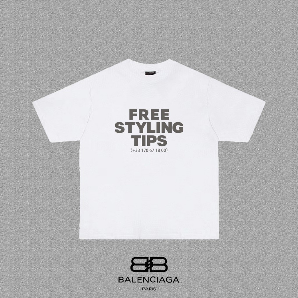 BALE & NICIA @ GA2026 ขนาดใหญ่ 6XL Star รอบคอแขนสั้นเสื้อยืดคู่สไตล์ผู้ชาย Niche อินเทรนด์ Slim-fit 