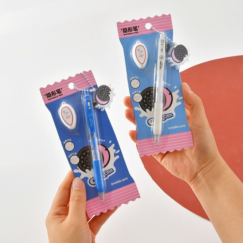 New Product#Invisible Fluorescent Gel Pen Set, Creative Multi-Functional Secret Message Marker for S