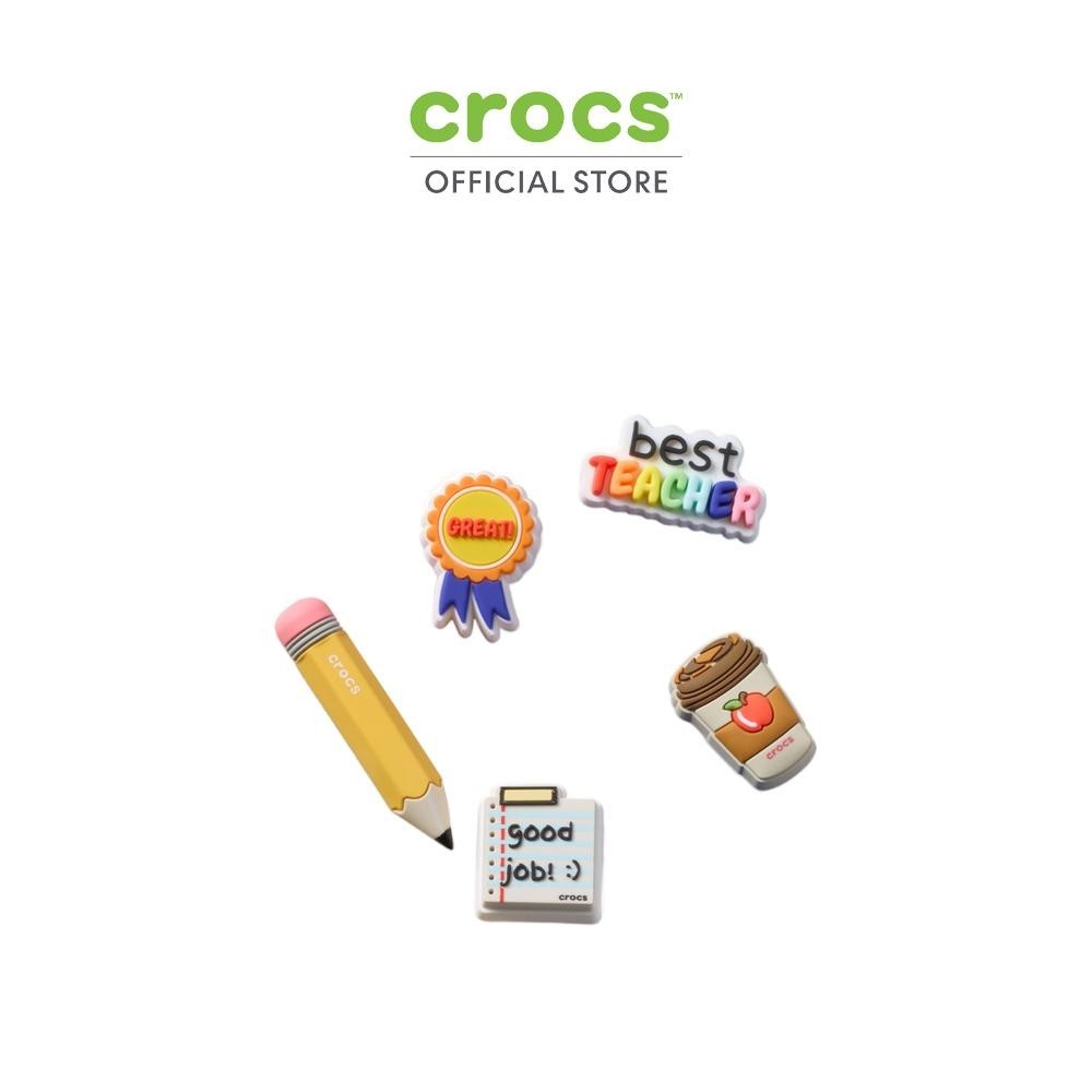 CROCS ตัวติดรองเท้า JIBBITZ™ BEST TEACHER 5 PACK รุ่น 10016073 -  MULTI COLOR