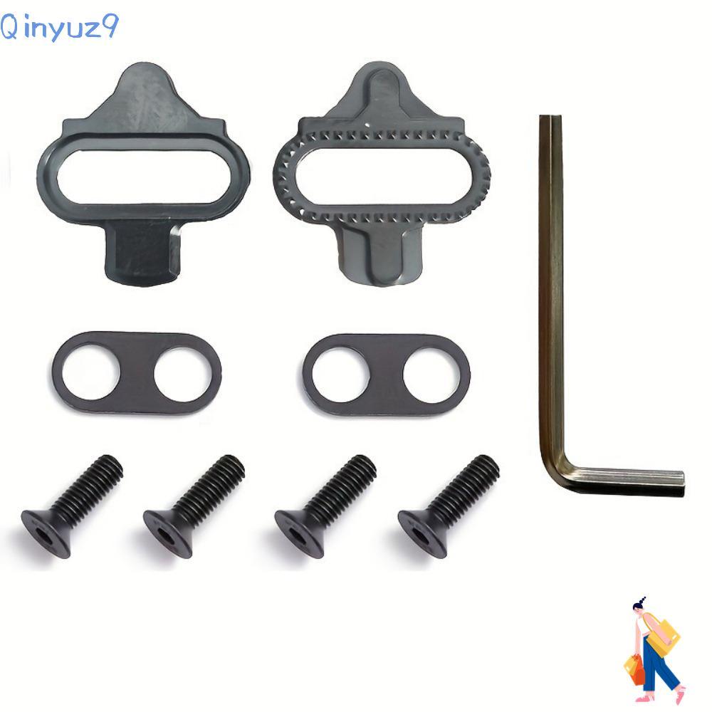 ชิ้นส่วนรองเท้าจักรยาน QINYUZ9 สำหรับจักรยานเสือภูเขา แบบ SPD-LOOK