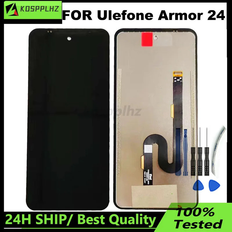 A + คุณภาพจอแสดงผล LCD และหน้าจอสัมผัสสําหรับ Ulefone Armor 24 LCD Digitizer Assembly เปลี่ยนจอแสดงผ