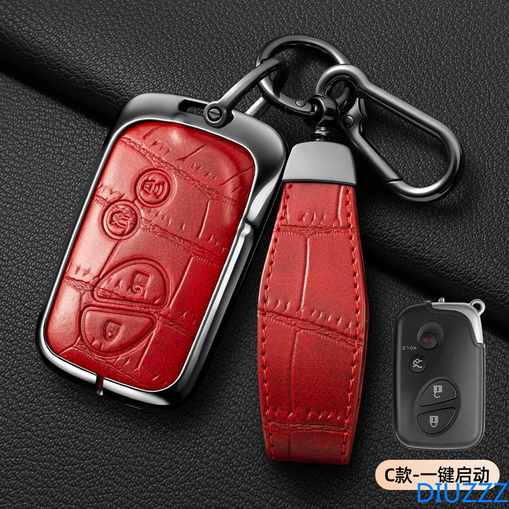 สังกะสีอัลลอยด์หนังรถสมาร์ท Remote Key สําหรับ Lexus IS250 IS350 CT200h HS250h GS450h RX450h GS460 G