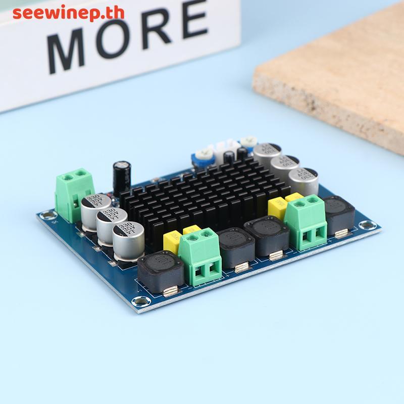 SEE 1 ชุด DC 12V 24V 120W * 2 TPA3116 D2 Dual Channel Digital Power Audio Amplifier Board Good TH