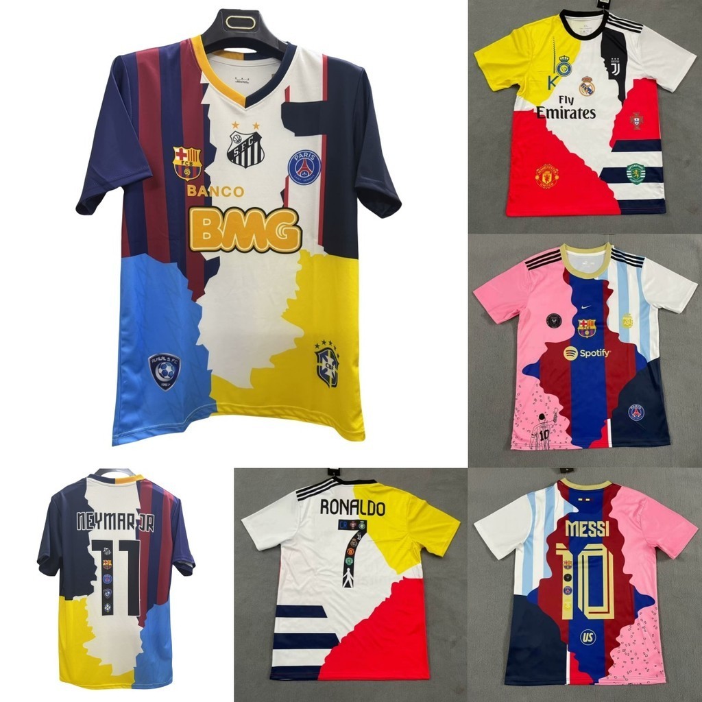 แฟน S-XXXXL ฉบับที่ 2025_26 7 RONALDO,10 Mesiss,11 NEYMAR JR,เสื้อเสื้อฟุตบอลรุ่นพิเศษ [JX]