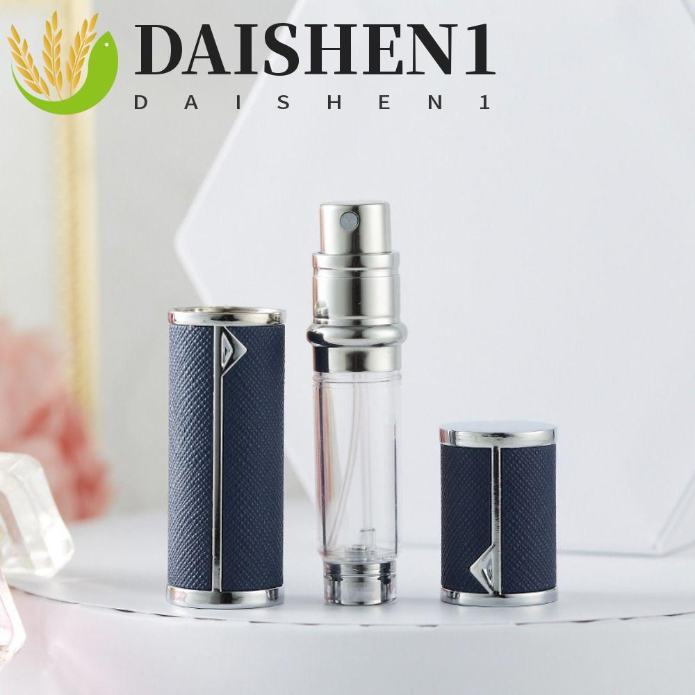 DAISHEN1 ขวดน้ําหอมที่เติมด้านล่าง, น้ําหอมรีฟิลขวดสเปรย์หนัง 5 มล., มินิหมอกละเอียดพิเศษวิจิตรหมอกน้ําหอมปั๊มตัวเองของขวัญเครื่องฉีดน้ํา