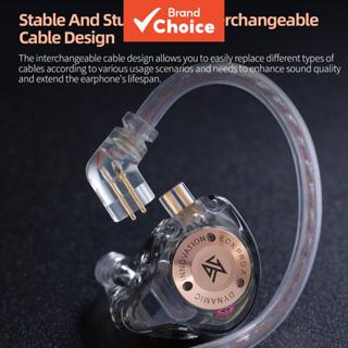 หูฟังแบบเสียบสาย KZ EDX PRO X หูฟังอินเอียร์เอียร์บัด IEM TW…