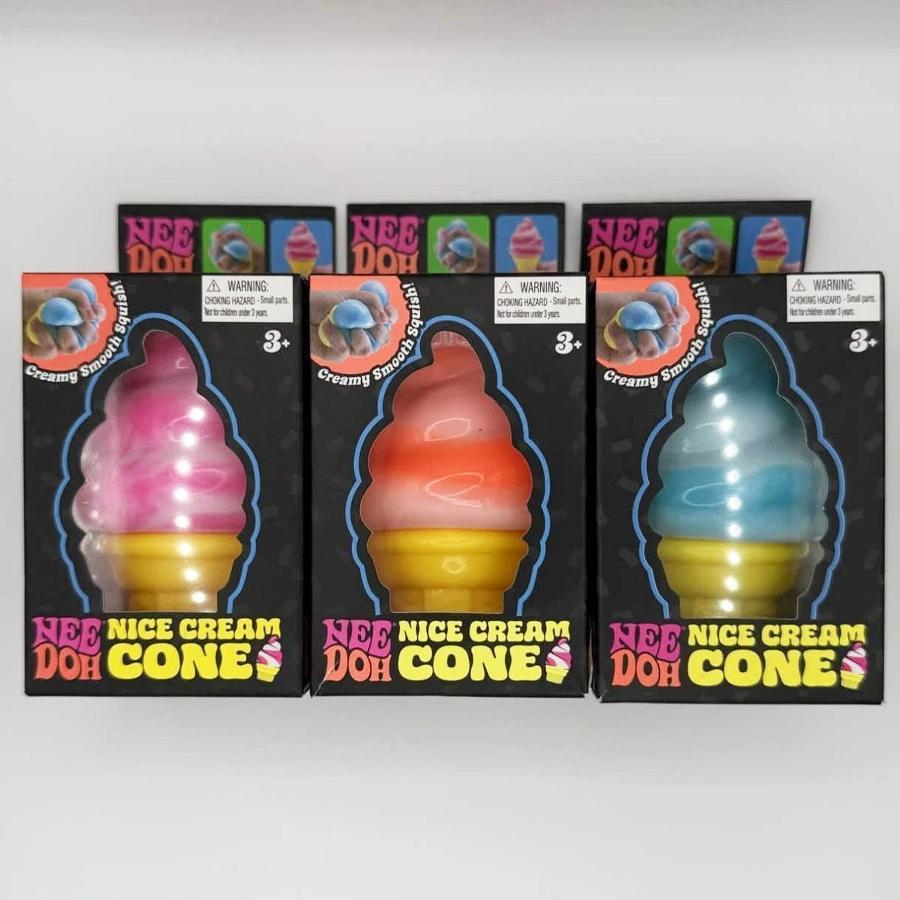 NeeDoh Nice ครีมกรวยบีบของเล่นไอศกรีม Sensory Squishy Fidget Antistress ของเล่นของขวัญวันเกิด