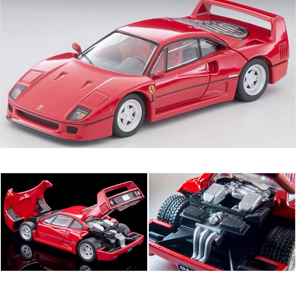 Tomytec TLV-Ferrari Ferrari F40 89 พฤศจิกายนสีแดง