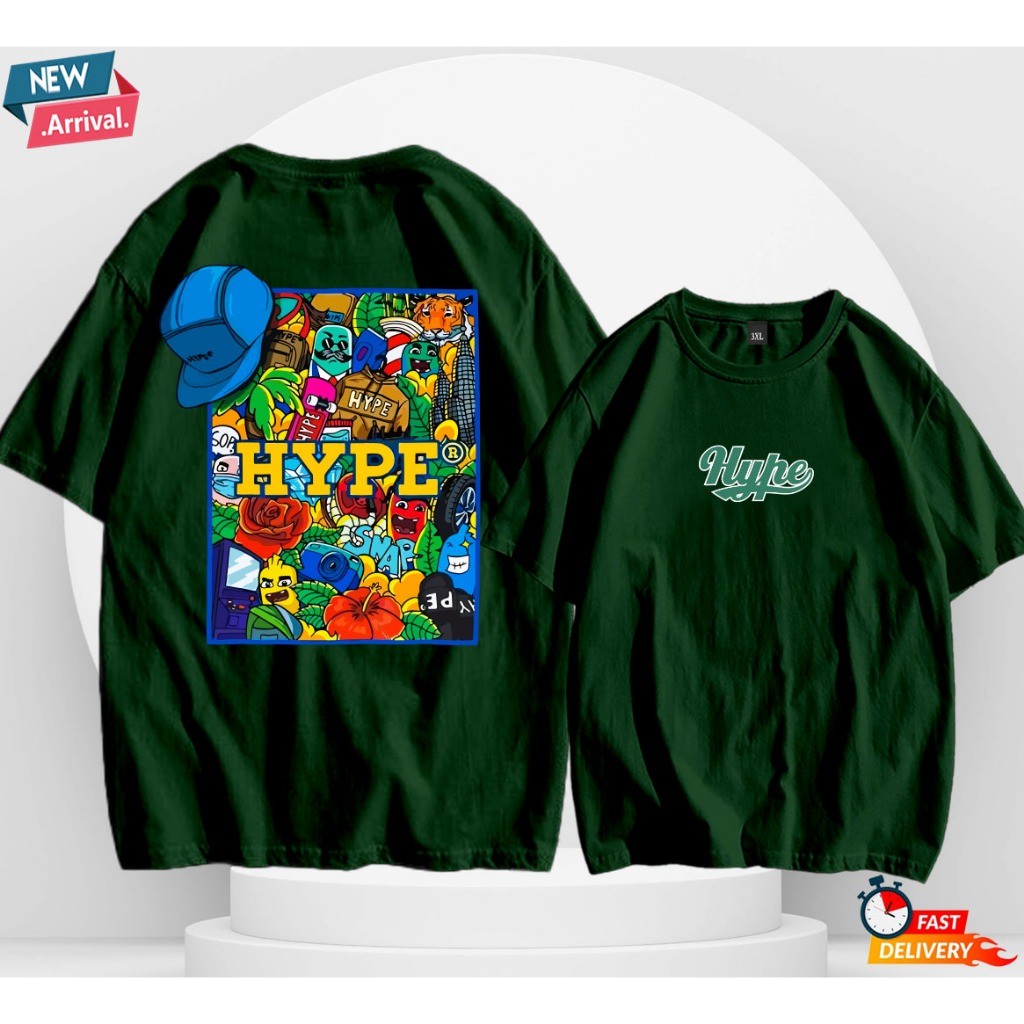 CODEA00143* เสื้อยืด Baju Unisex ผ้าฝ้ายพรีเมี่ยม 100% คุณภาพสูงพิมพ์รอบคอ T Shiert 2024 Viral THore