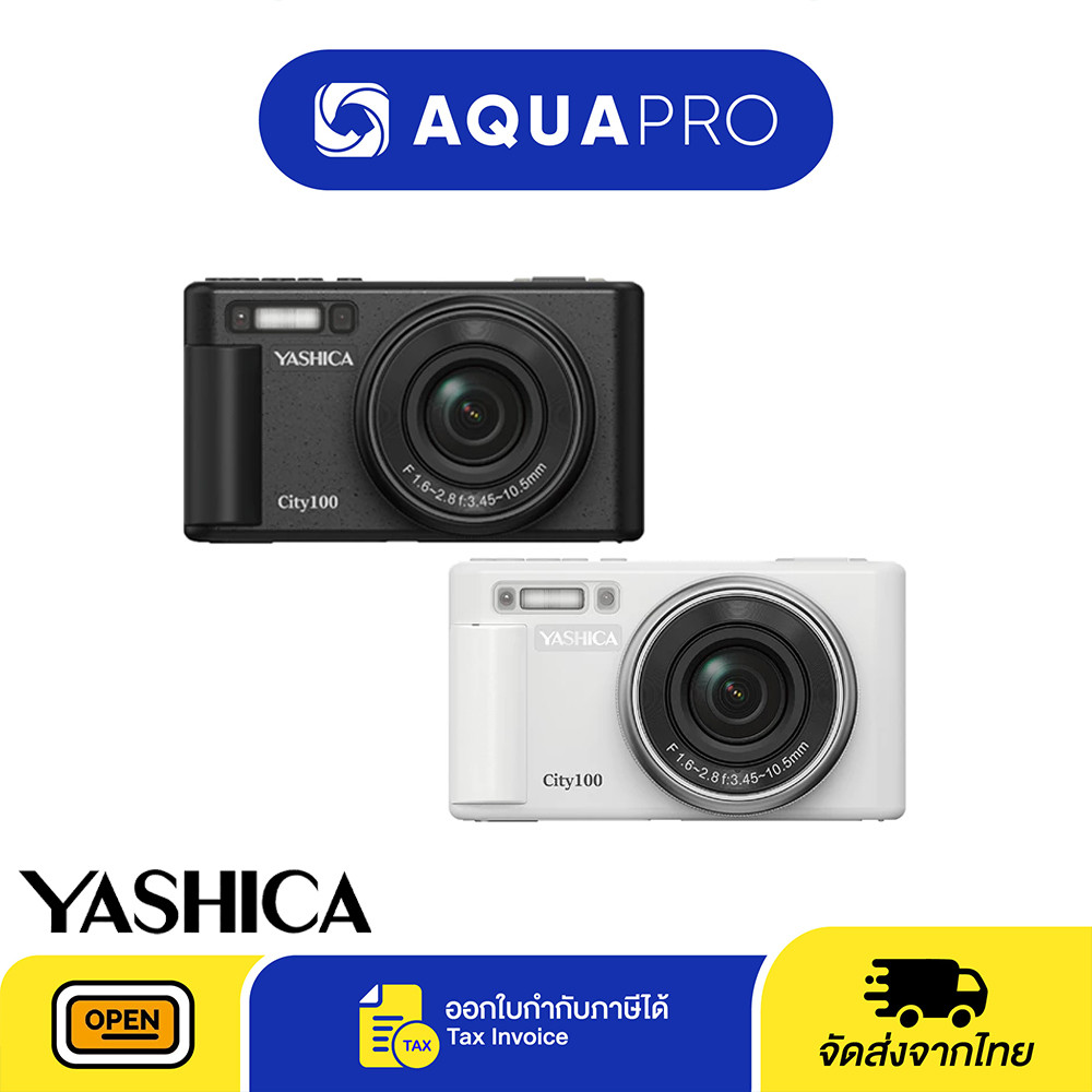 Yashica กล้องดิจิตอล YASHICA City 100 Digital Camera ประกันศูนย์ By Aquapro