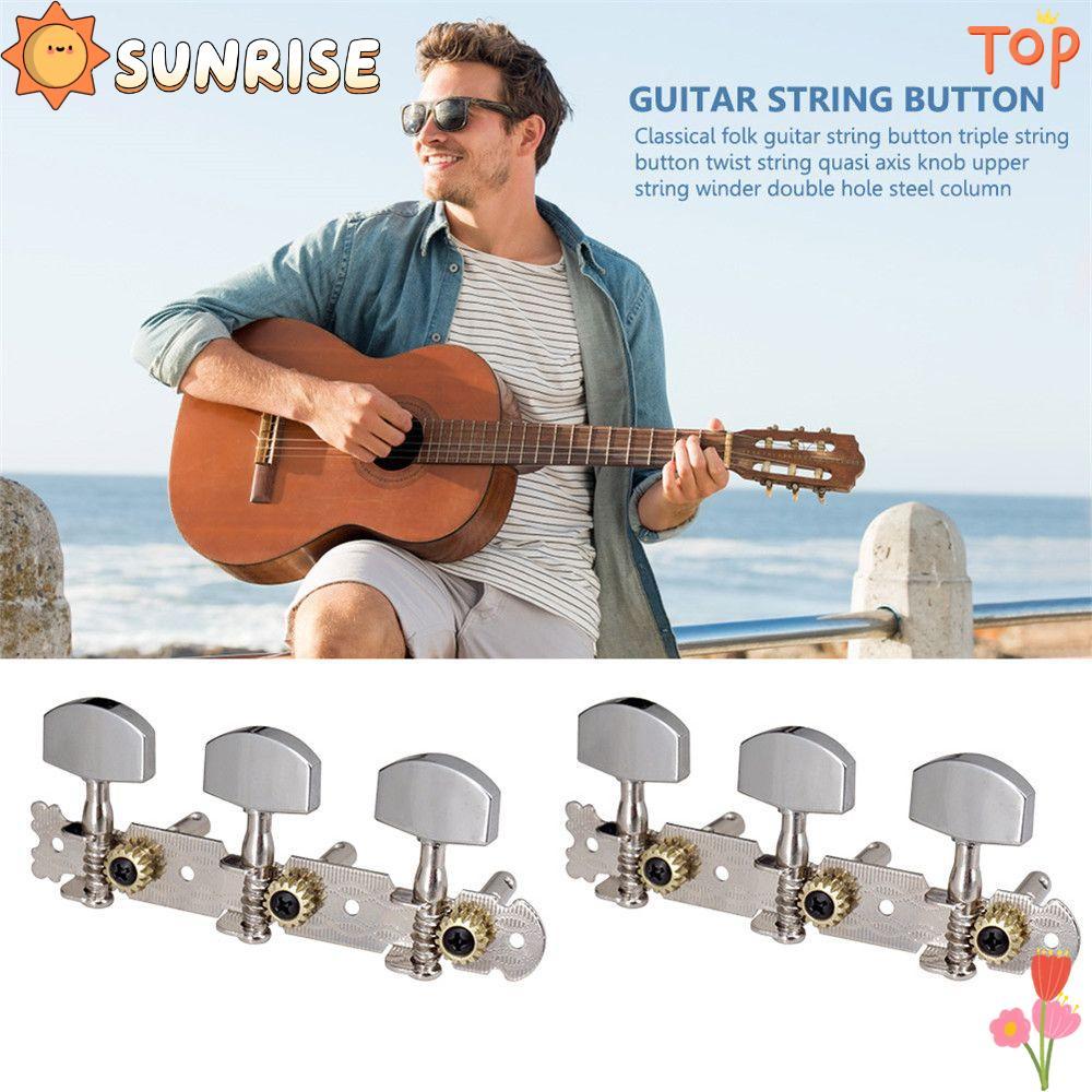 SUNRISE Heads Tuners Geared Replacement Sealed Folk Guitar Accessories