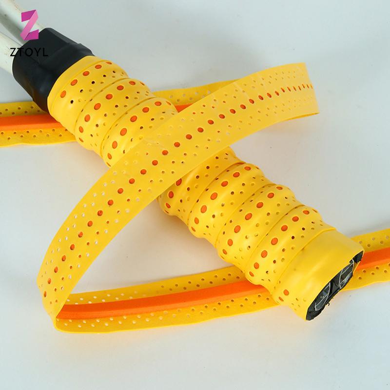 Null Squash Grip เทนนิส Raet Grip เทป Anti Slip Perforated Super Absorbent Sweatband null