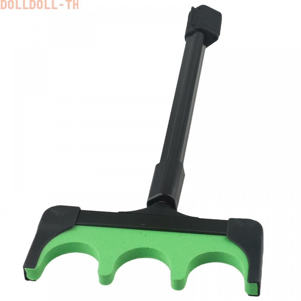 [Dolldoll]Fishing Pole Holder Black Green Color Durable Construction Hole Slot 38mm