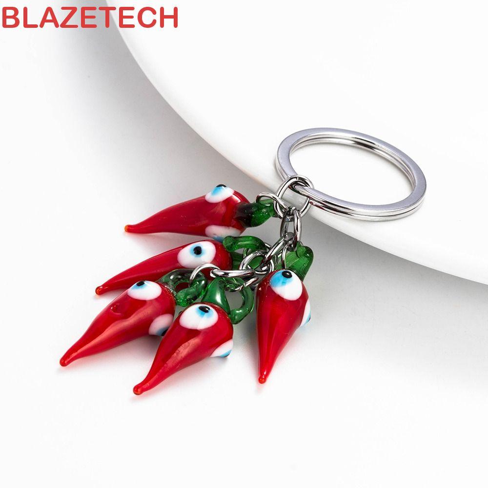 BLAZETECH Lucky Eye Red Chilli พวงกุญแจ, การ์ตูน Evil Eye Evil Eye พวงกุญแจ, Evil Eye พวงกุญแจ Red C