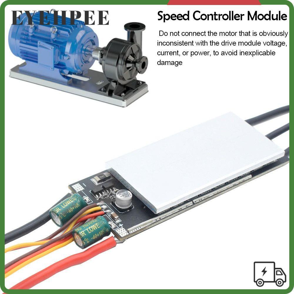 EYEHPEE มอเตอร์ไร้แปรงไดร์เวอร์, 1000W BLDC DC 6-24V Hallless DC มอเตอร์ไดรฟ์, DC Brushless Potentio