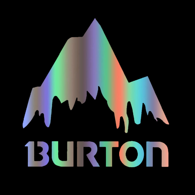 ขายร้อน Burton Mountain สกีสโนว์บอร์ดรถสติกเกอร์หน้าต่างกันชน Drift Art ไวนิล Decal ตกแต่งคุณภาพสูงร