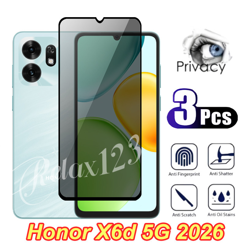 สําหรับ Honor X6d 5G 3PCS Anti-spy ความเป็นส่วนตัวสําหรับ Honor X6D HONOR X6d X6A A6B A6C HonorX6D X