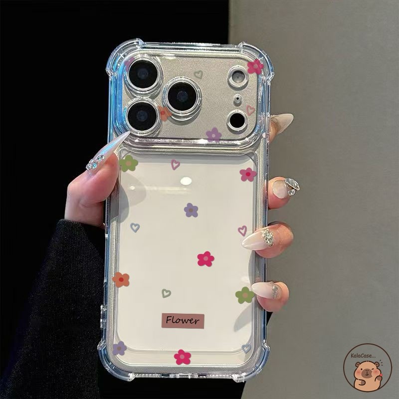 สําหรับTecno Pova Slim 7 Ultra 6 Pro Neo 5 4 Pro 3 2 Neo 2 Spark GO 2 1 2025 2024 2023 2022 2020 4G 5Gเคสโทรศัพท์ดอกไม้ที่มีสีสันLove Heart Labelน่ารักโปร่งใสปลอกกรณีฝาครอบ