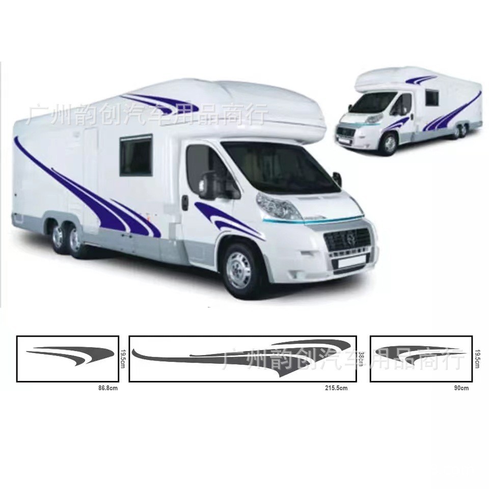 A022.1 Suite สติกเกอร์กราฟิกไวนิล Decals Set Camper RV Horse Box fc