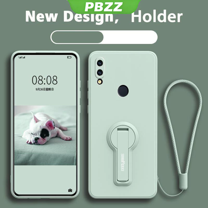 PBZZ FOR เคส ปลอกหัวเว่ย huawei Y7 2019 หัวเว่ย Y9 2019หัวเว่ย Y7 Pro 2019โทรศัพท์กรณี softcase ซิลิโคนเหลวป้องกันเรียบกันกระแทกกันชนปกการออกแบบใหม่360 ° กับผู้ถือ ytxzzj01