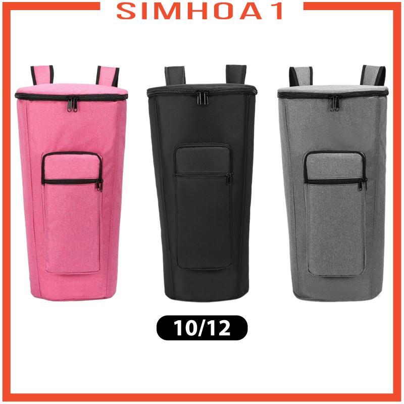 [Simhoa1] Djembe Drum Bag Zipper เครื่องดนตรีอุปกรณ์เสริม Travel Djembe Backpack