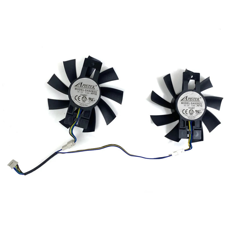พัดลมระบายความร้อน 85 มม.4pin GA92B2U AMD RX5700XT GPU รูปที่ 5