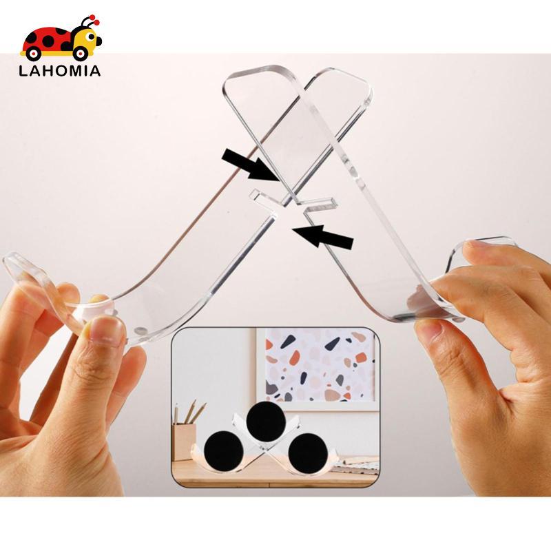 [Lahomia] Hockey Puck Display Stand Decor สําหรับ 3 Pucks ตู้โชว์, ลายเซ็นของขวัญ, Hockey Puck Displ