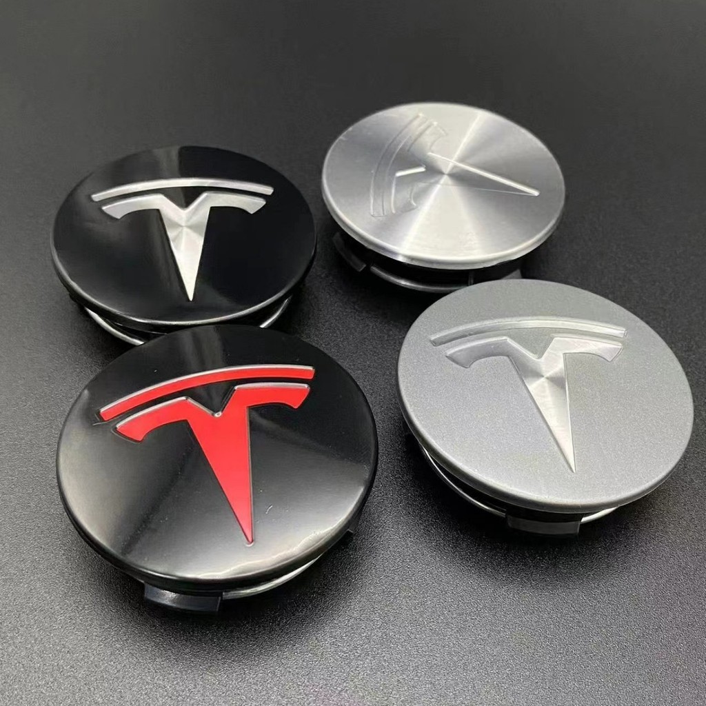 เหมาะสําหรับ Tesla Hub Cap MODEL3MODELXMODELS Tesla Hub Cap เส้นผ่านศูนย์กลาง 56 มม.มาตรฐาน 0317hw