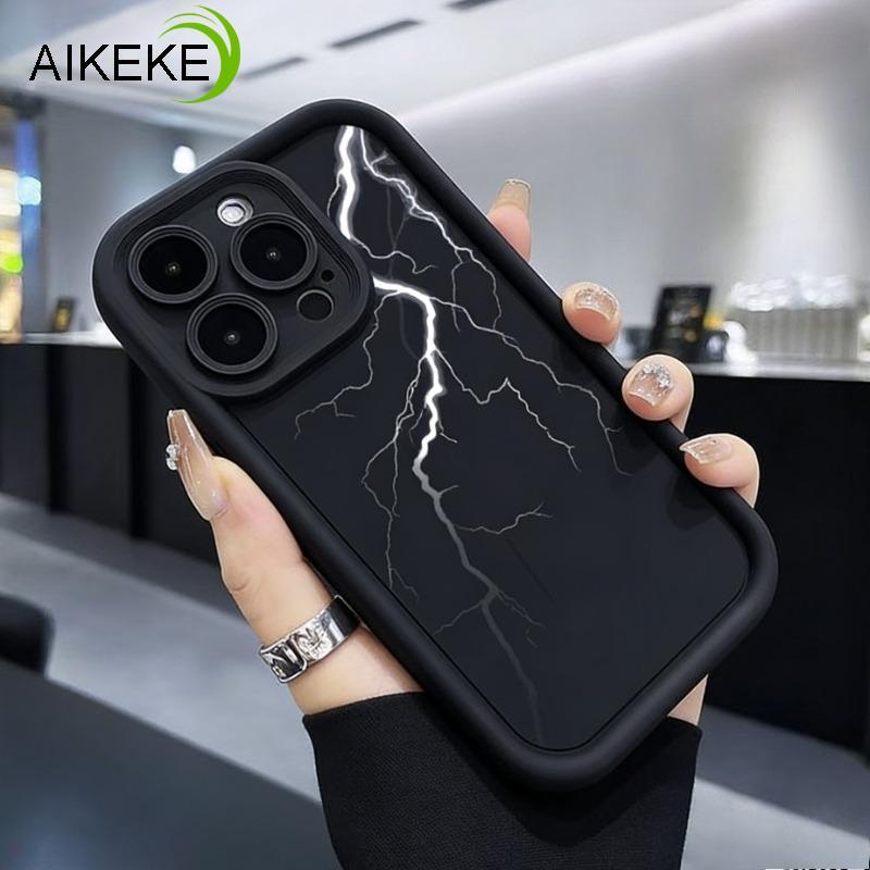 Cool Lightning รูปแบบสีทึบเคสโทรศัพท์สําหรับ Vivo Y31 Y30 Y30i Y29S Y29 Y28 Y28S Y28E Y27 Y22 Y22S Y