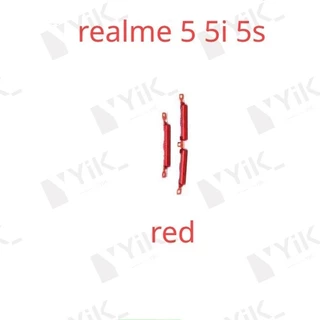 สําหรับ OPPO Realme 5 5I 5S ปุ่มด้านข้างปุ่ม Flex Cable Keys ปุ่มปิดระดับเสียงขึ้นและลงปุ่มด้านข้างเปลี่ยนส่วน