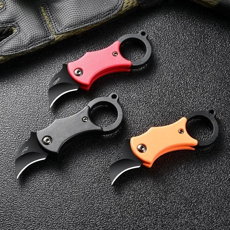 2026 New Outdoor Folding Knife EDC Key  Cutter Necklace Knife Camping Portable  Pocket Knife