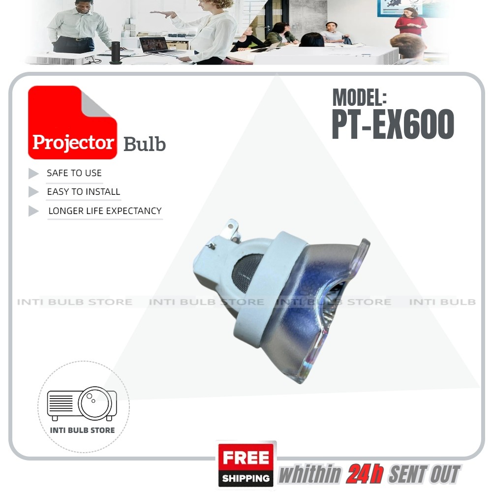 สําหรับ PANASONIC โคมไฟโปรเจคเตอร์ PT-EX600 PT-EX600U PT-EX600UL PT-EX600E PT-EX600EL
