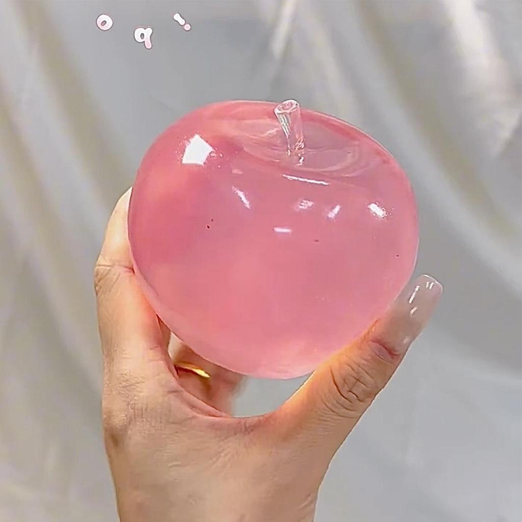 Big Apple Stress Ball Apple Fidget ของเล่น Non-Bounce Squeeze Ball ASMR Sensory ของเล่นเด็ก Anti-Str