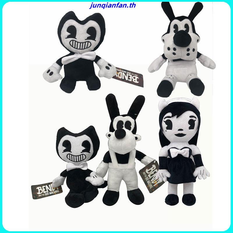 ของเล่นตุ๊กตาสุนัข Bendy และเครื่องหมึก Bendy และตุ๊กตาสาวสุนัข Bendy