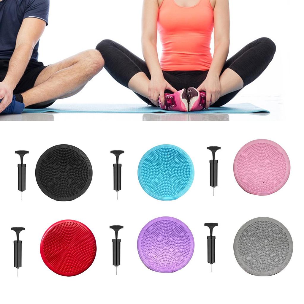 [svzfjuv] Wobble Cushion Sensory Wiggle Pad สําหรับผู้ใหญ่หนา PVC Air Stability Board