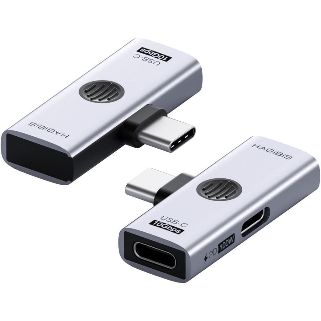 ตัวแยก USB-C ของ Hagibis พร้อมการชาร์จอย่างรวดเร็ว 100W และ USB 3.2 10Gbps, อะแดปเตอร์ OTG 2 in 1 สํ