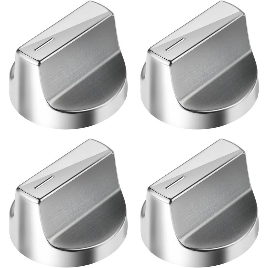 4 แพ็ค ว11366438 เตาแก๊สลูกบิด,แก๊ส Cooktop ควบคุมลูกบิดสําหรับ Whirlpool แก๊สไฟฟ้าช่วง WCG55US0HS00