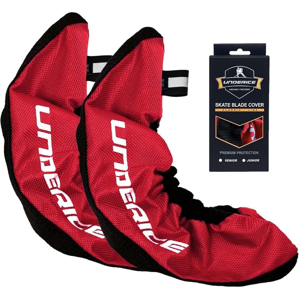 UICE Ice Skate Guards,Skate Blade Cover for Hockey Skate Guards,Hockey Gift for Youth and Adlut (สีแ