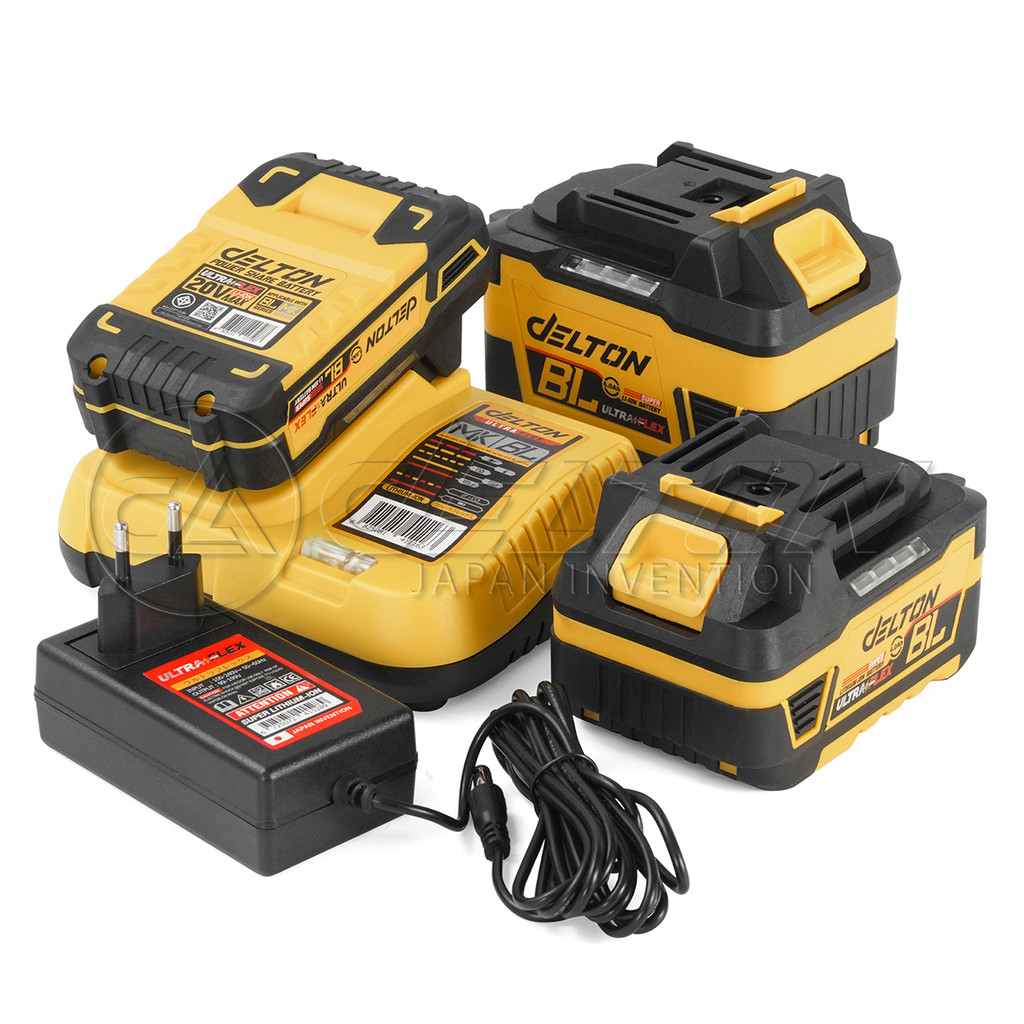 DELTON แบตเตอรี่ลิเธียมไอออน 20V สายชาร์จ แท่นชาร์จ พาวเวอร์แชร์ Power Share BL-SERIES สำหรับผลิตภัณ