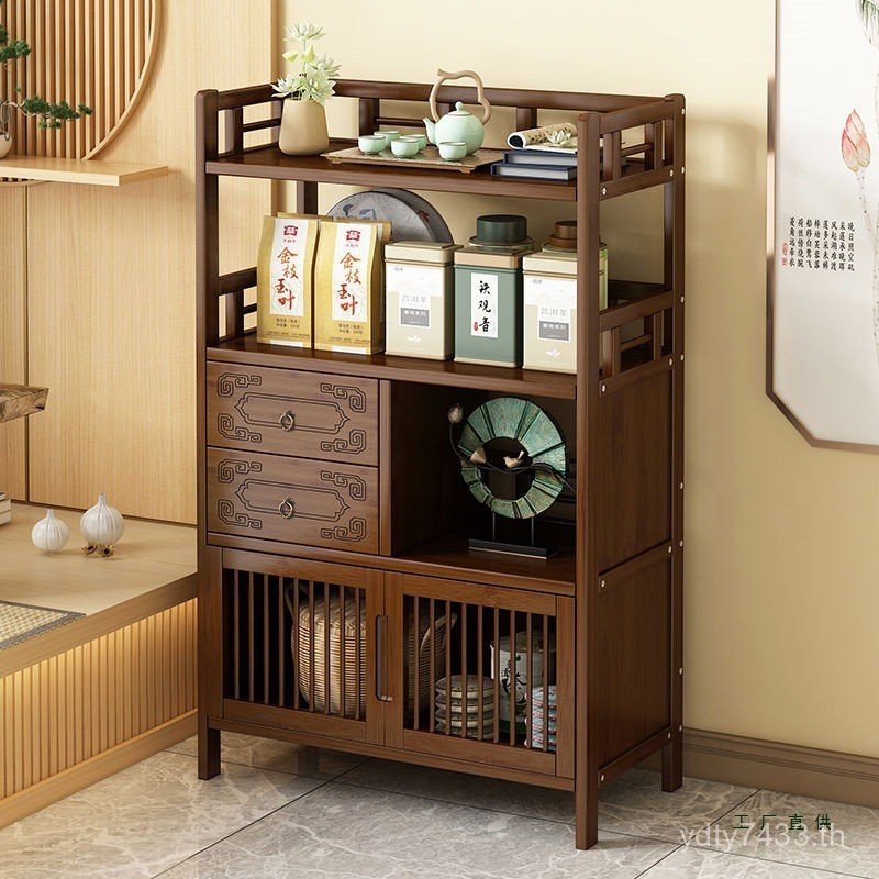 Locker Bogu Rack ตาราง Multi-wood Rack Treasure Tea Rack Multi-Layer Entrance สไตล์จีนโต๊ะกาแฟชั้นวา