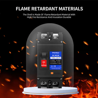 Dc MCCB 2P 1000V DC Solar Molded Case Circuit Breaker MCCB Overload Protector Solar PV 125A 250A 150A