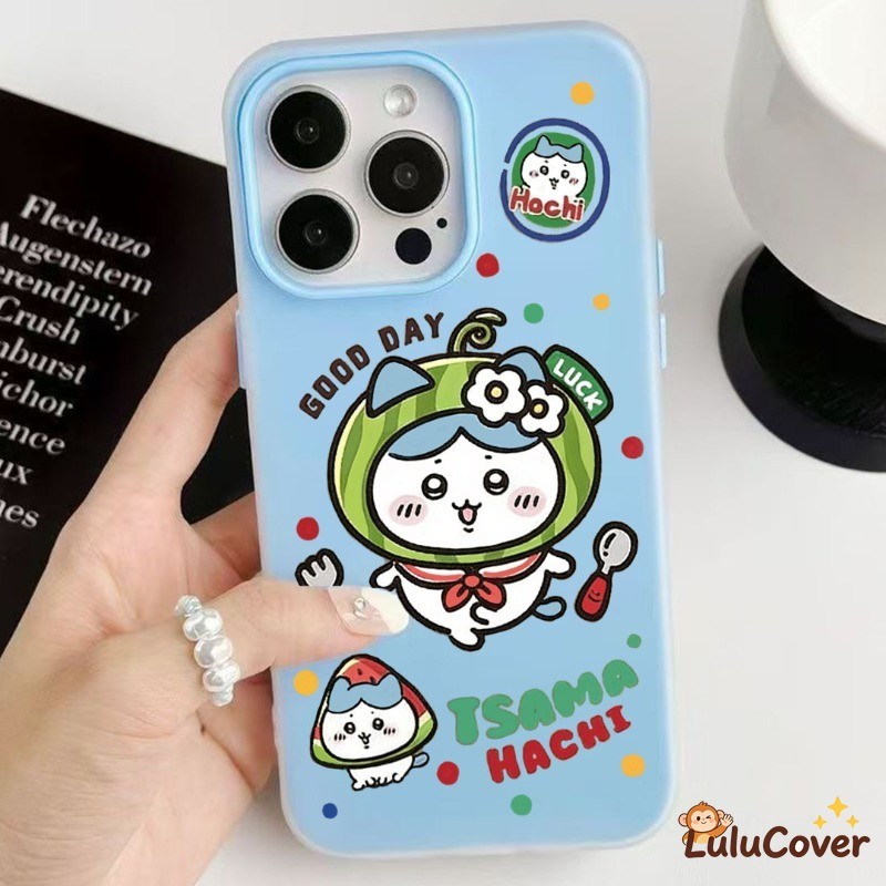 Chikawa Hachiware แตงโมหมวก 2-in-1 สําหรับ Redmi 10C 10A 9A กีฬา 10X 4G 9 Prime Power Activ 9C AT 9i