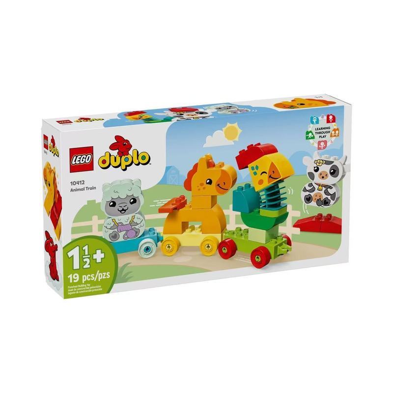 LEGO Lego 10412 รถไฟสัตว์น่ารัก Depot Series ผู้ชายผู้หญิงการศึกษาบล็อกตัวต่อของเล่นของขวัญ