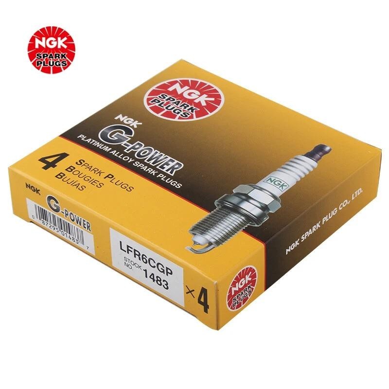 หัวเทียน NGK Platinum LFR6CGP 1483 เหมาะสําหรับ Geely Emgrand EC7, Fengxing, Mitsubishi, Crown OE 90