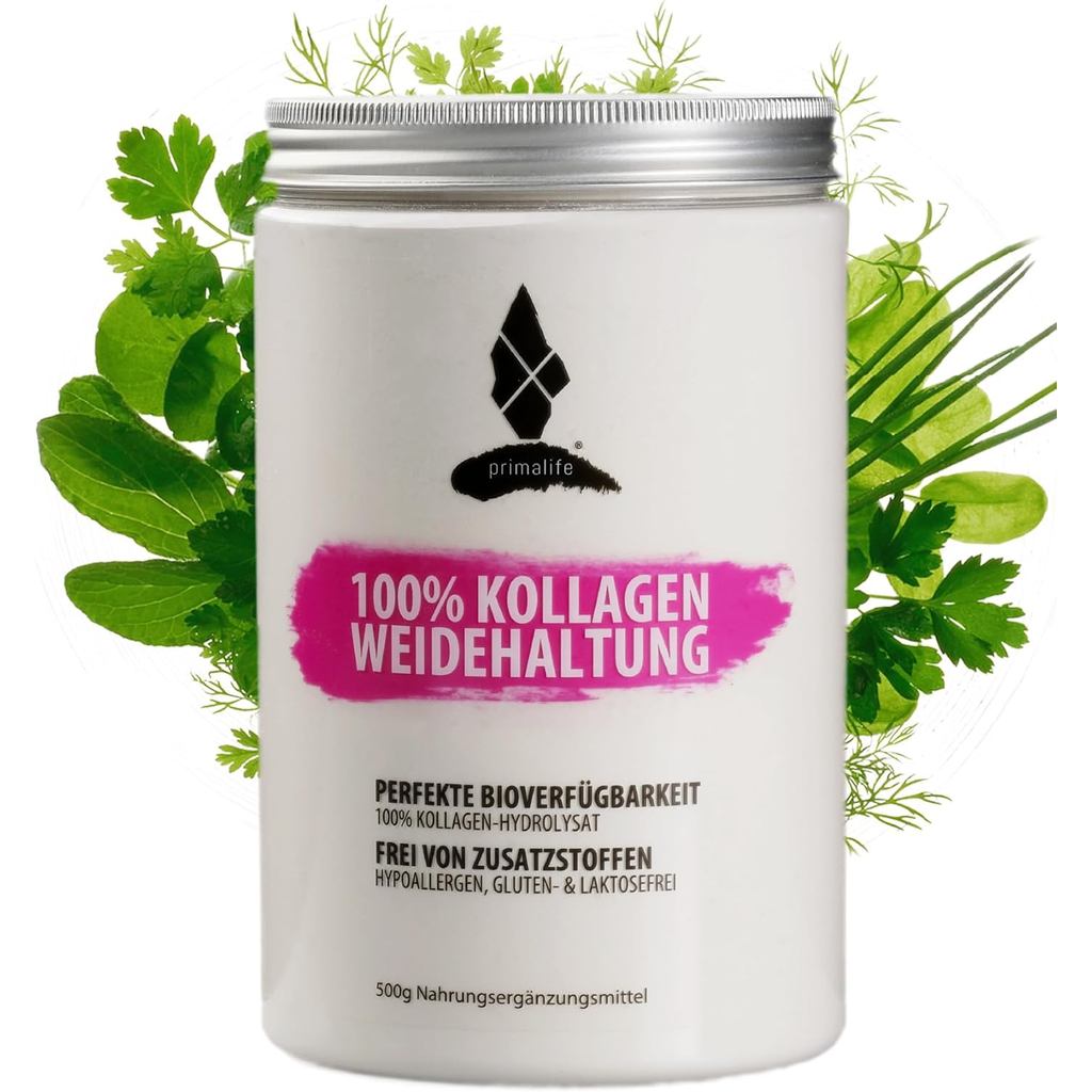 ผงคอลลาเจน 500g สูตรธรรมชาติบริสุทธิ์จากวัสดุเลี้ยงในท้องนาขึ้น โปรตีนสูง 9.6g ต่อปริมาณเสิร์ฟ เพื่อ