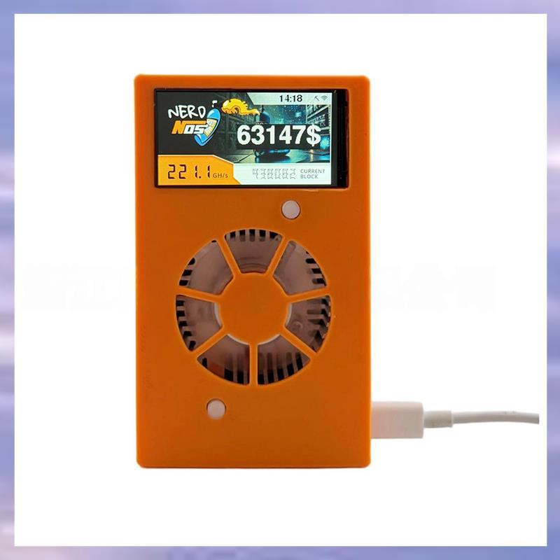 (VAO)NordMinering V2MAX Nerdnos 200GH/S Bitcoin Solo Miner Win 3.125 BTC Miner WiFi การเชื่อมต่อ Min