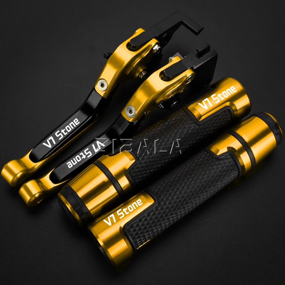 สําหรับ MOTO GUZZI V7Stone V7STONE พิเศษ 2012 2013 2014 2015 2016 รถจักรยานยนต์ปรับพับคลัทช์เบรคคัน 