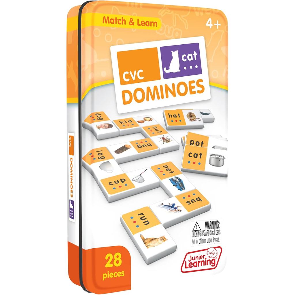 Junior Learning CVC Match & Learn Dominoes